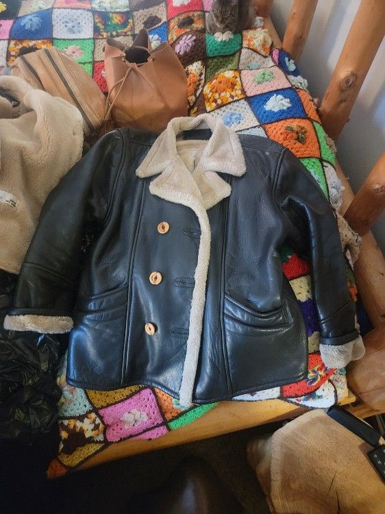 Vintage Sheepskin Jacket XL/L