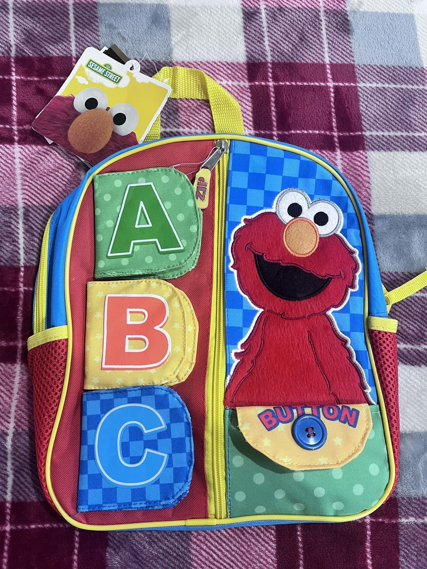 Elmo Toddler Backpack Brand New