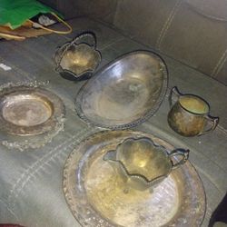 Silver Plated Dishes