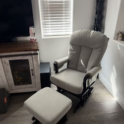 Rocking Glider Chair With Ottoman 