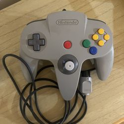 Nintendo 64 Gray Controller