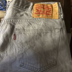 Grey Levi Strauss  501’s 
