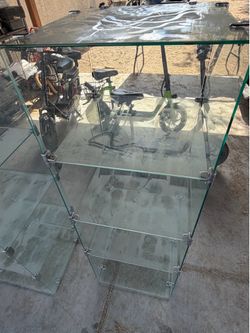 Transparent glass display
