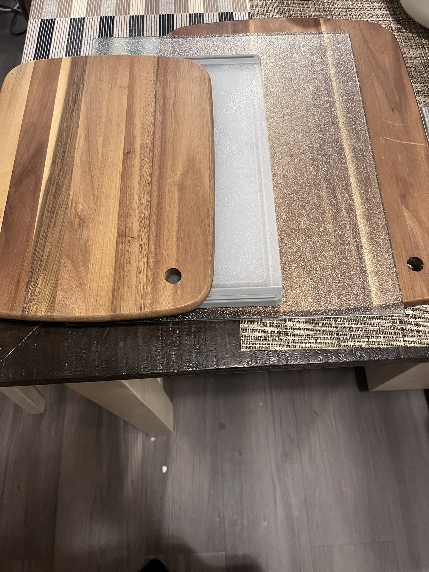Cutting Boards, Wood, Glass, Silicone 