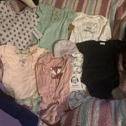 Blusas 0/3 m Todas Nuevas Todas $10