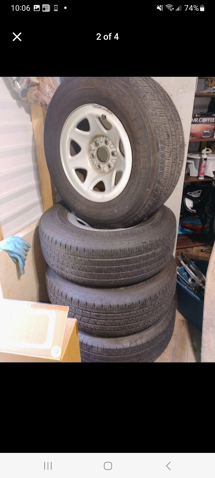 Tires And Rims With New Mud Flaps Tires Are 265 R17 