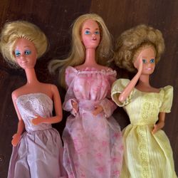 lot of 3 antique dolls
