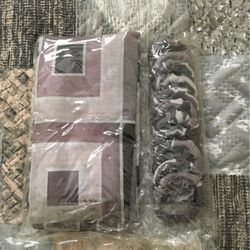 Cortina Para Baño Con sus ganchos Para Colgar La Cortina