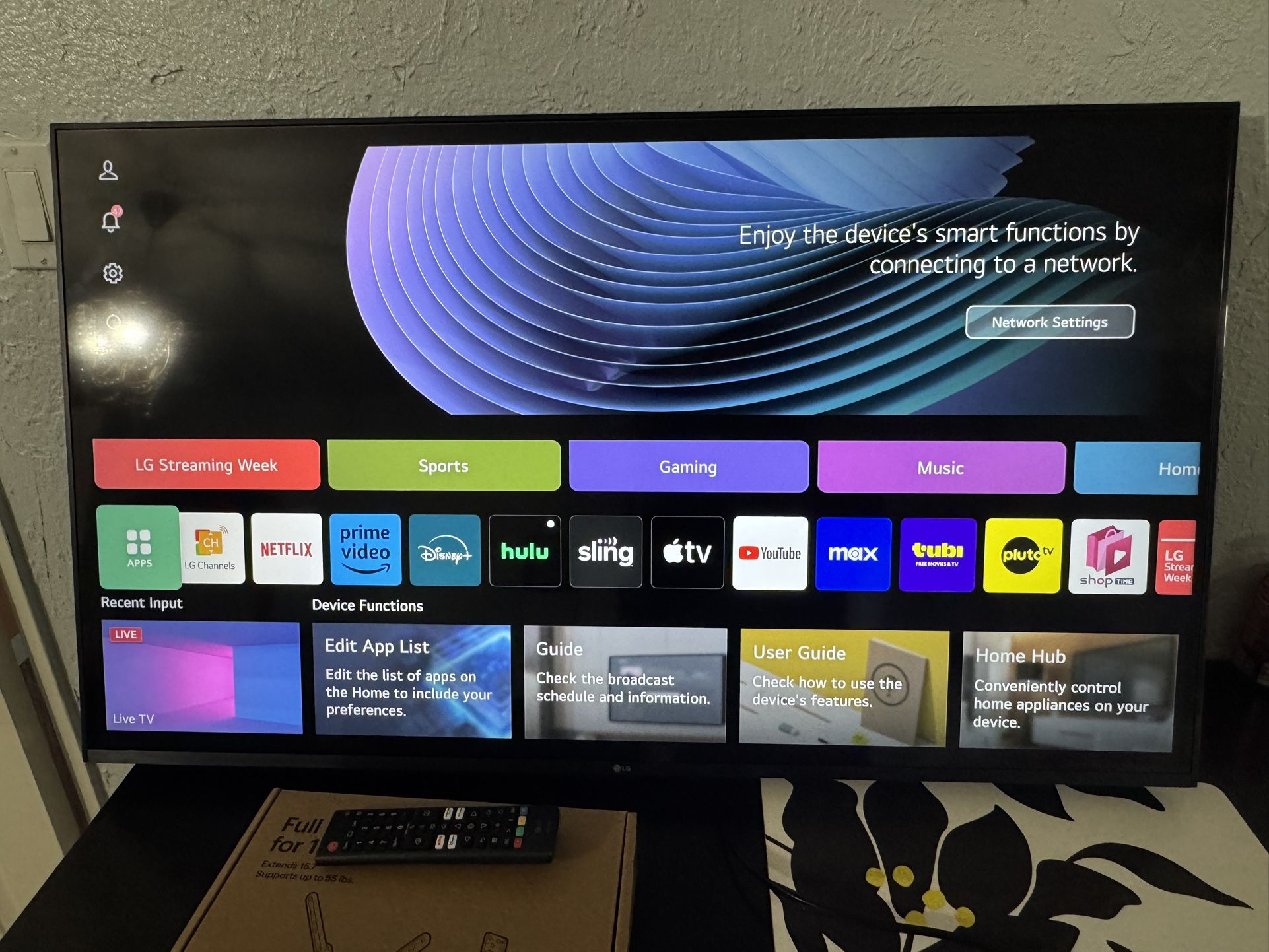 43 Inch LG Smart TV - LED  4K UHD