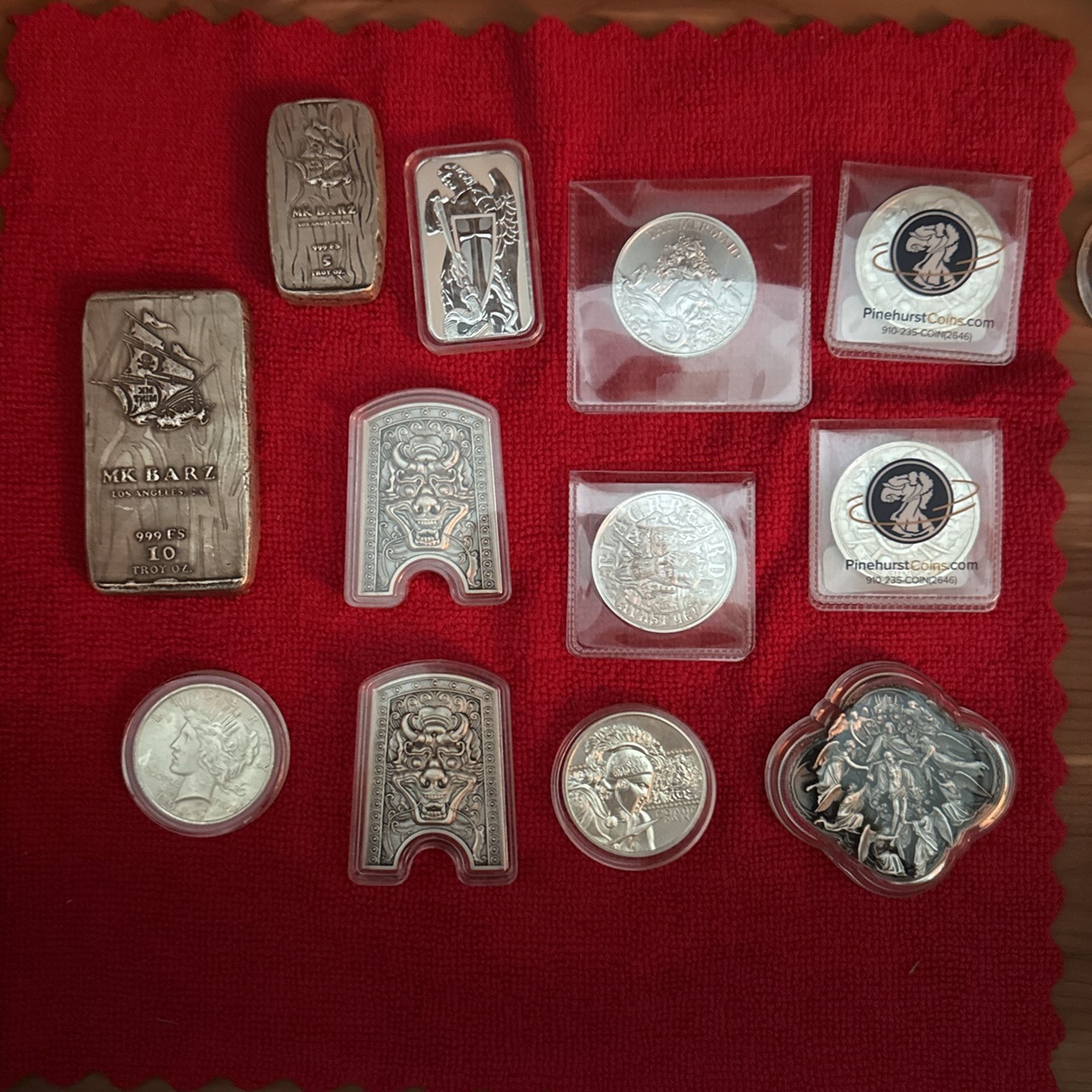 Silver Bars And Rounds