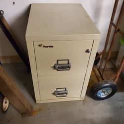 Fire King turtle fire rated 2 drawer File Cabinet