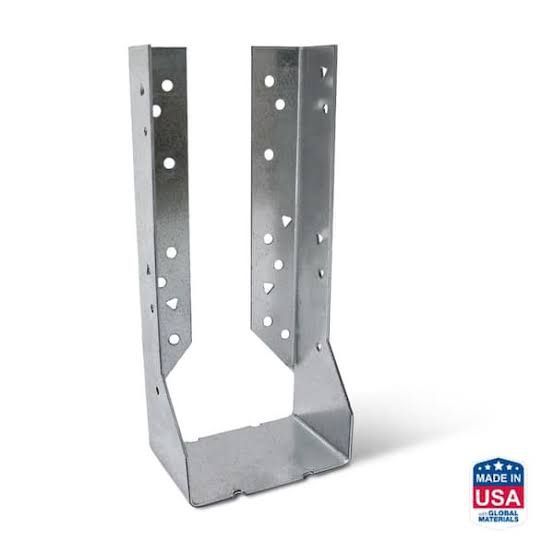 Simpson Strong-Tie HUC ZMAX Galvanized Face-Mount Concealed-Flange Joist Hanger for 4x10 Nominal Lumber