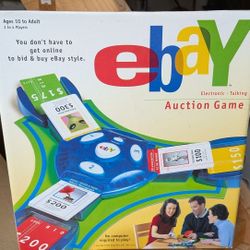 NEW EBAY ELECTRONIC TALKING AUCTION GAME 2001 PARKER BROTHERS HASBRO BOARD