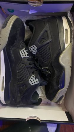 Jordan4 Black Canvas Size 9