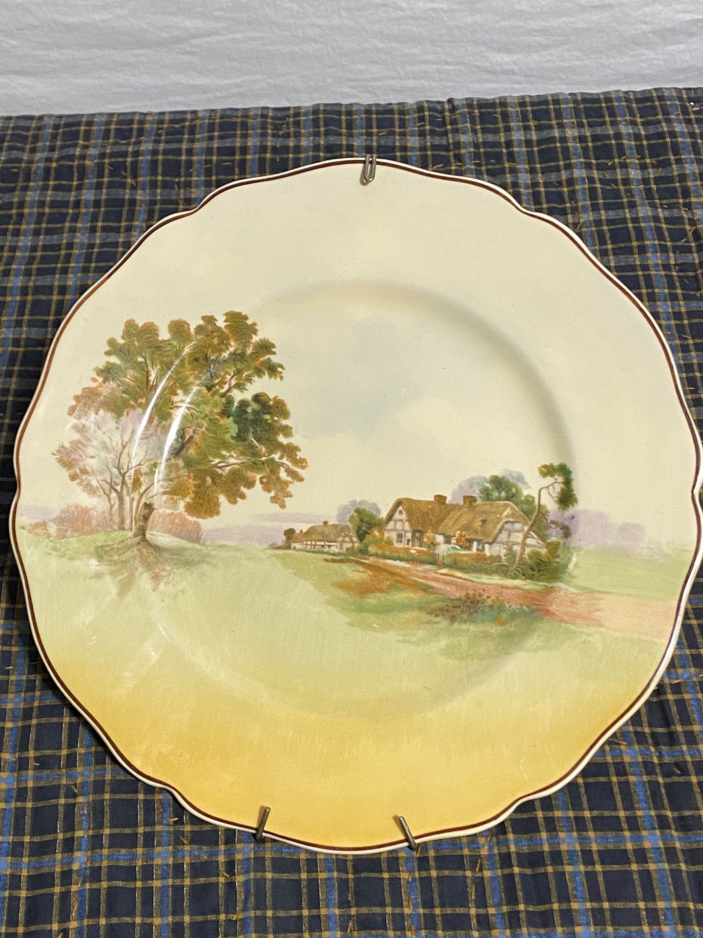 Royal Doulton English Cottages Plate