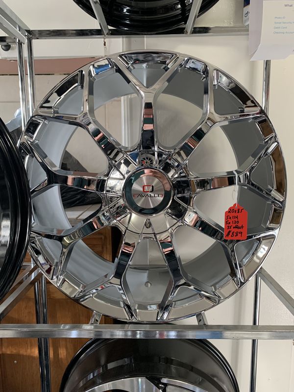 Brand new 20” Chrome wheels for Sale in Tampa, FL OfferUp