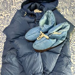 Vintage 1960’s REI Jacket and Camp Slippers
