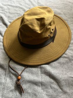 Filson tin cloth bush hat size M