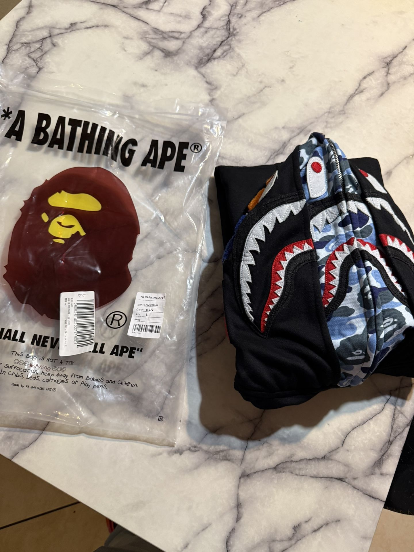 A Bathing Ape Double Hoodie