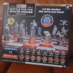 2020 Battle Of The White House Chess Set