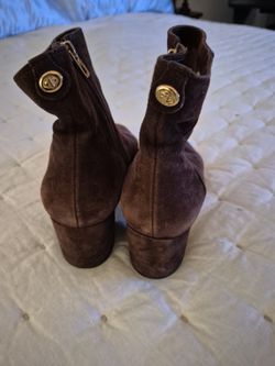 COACH BROWN SUEDE BOOTS SIZE 8 ~in Ex. Cond.