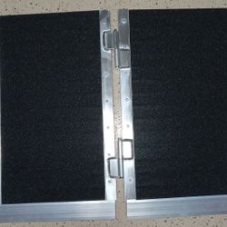 Handicap Folding Ramp , Aluminum, 30 In Wide X 24 Inch
