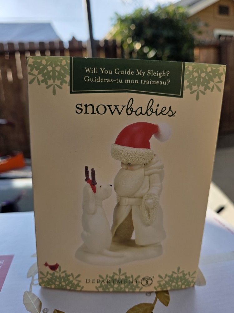 Snowbabies Will You Guide My Sleigh