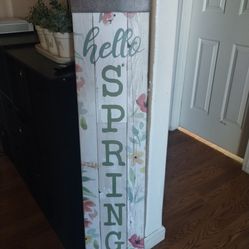 Double sided sign