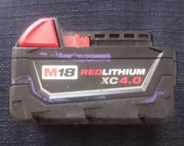 Milwaukee M18 Battery Used Still In Good Condition $40