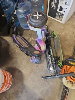 Scooters and hoverboads