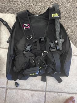 Malibu RDS Aqualung BCD – Large – Black – & Well-Loved – Must Sell