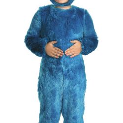 Cookie Monster Sesame Street Blue Fancy Dress Up Halloween Toddler Child Costume