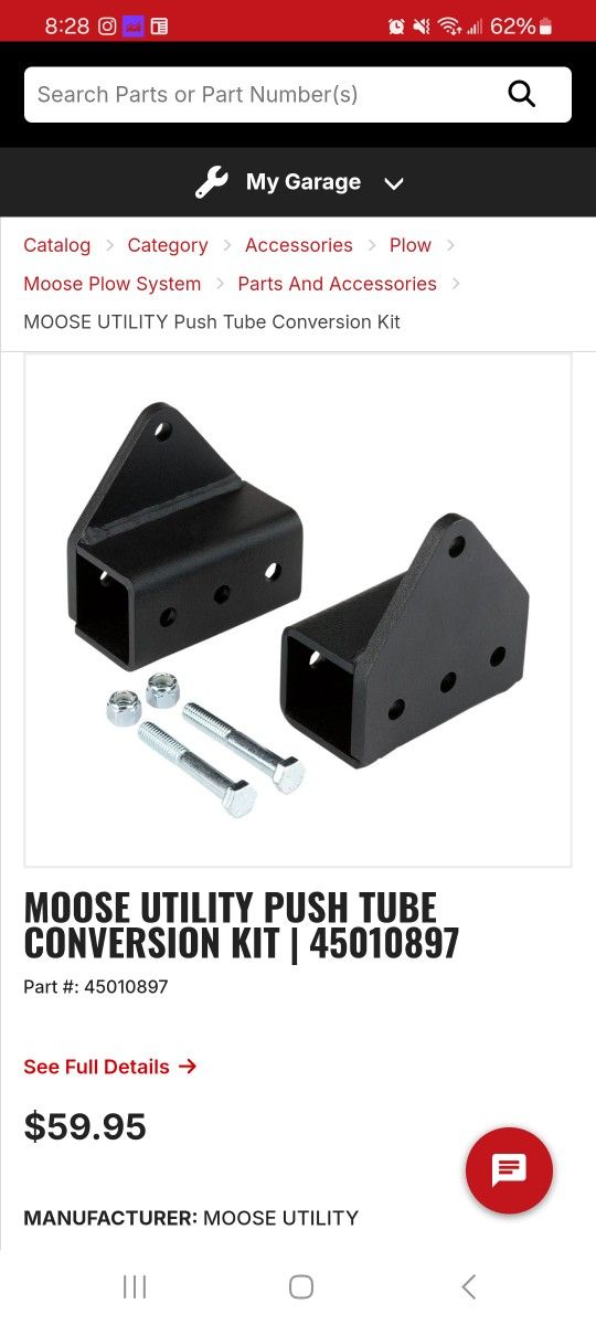 Moose Plow Conversion Kit