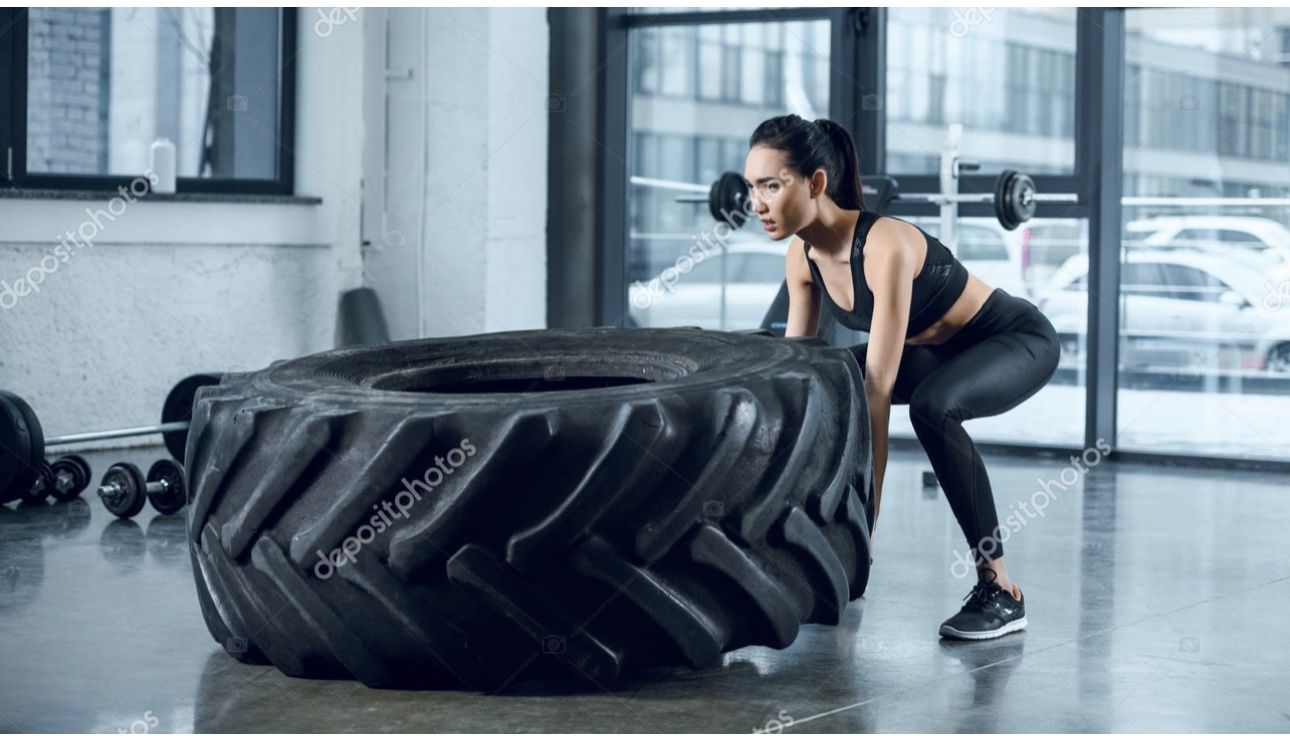 CrossFit Tractor Tires for fitness training!