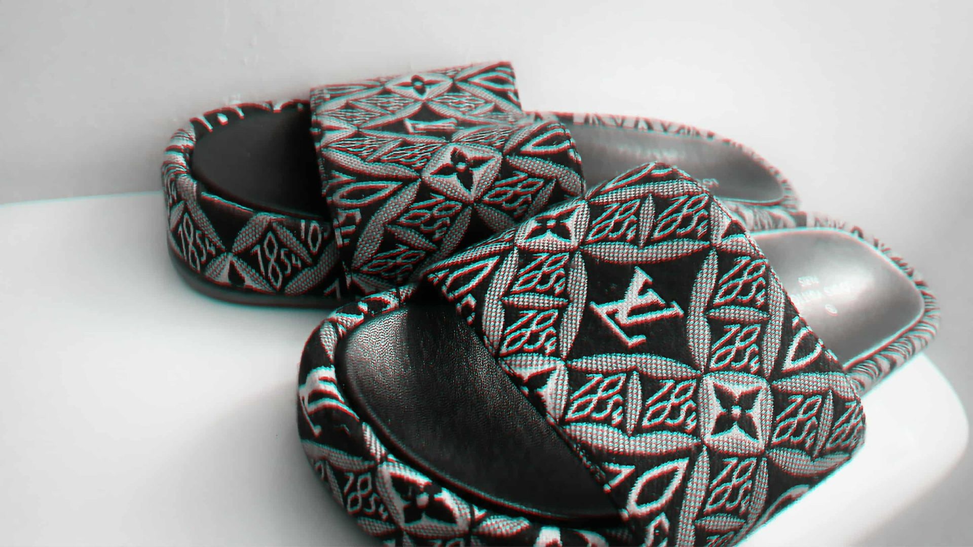 Louis Vuitton Monogram Slides