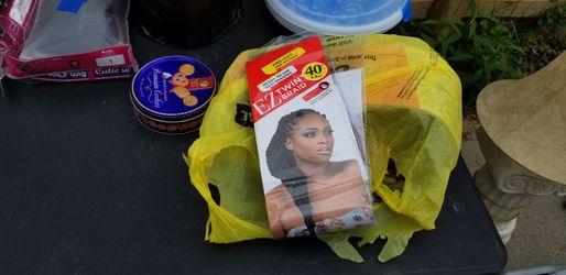 Hair extensions, tools,stroller,baby items,lamp,ect.