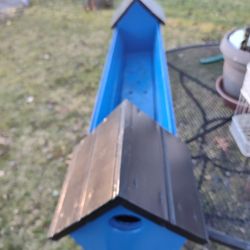Blue Combo Flower Box N Bird House