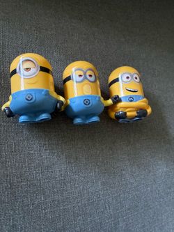 Minions Yellow & Blue Collectible Toy Figures - Set of 3