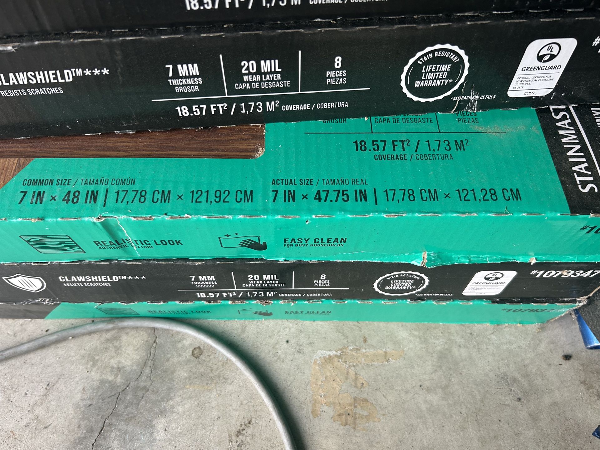 6 Boxes Of Floor Tiles