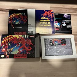 Super Metroid For SNES CIB