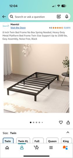 Twin bed Frame