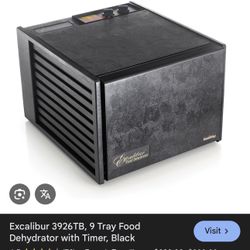 Excalibur Food Dehydrator Nine Tray 