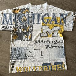 Vintage Michigan Shirt  AOP By magic Johnson