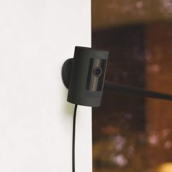 Ring Stick Up Plug In And Or Outdoor Camera(Black )