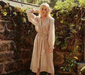 Dôen Stanton Dress Berry Bisou Floral