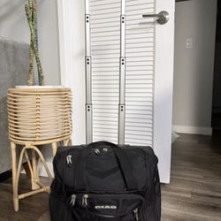 Luggage - 15 Inch Under Seat Bag - Carry On Suitcase with Rolling Wheels 