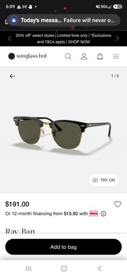 Club master ray bans