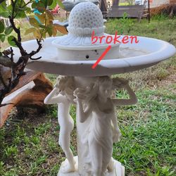 Marble fountain Three Graces  40" tall