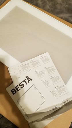 Ikea frosted Glassvik door for Besta