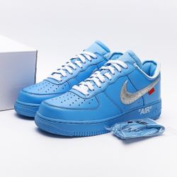 Nike Air Force 1 Low Off White Mca University Blue 7